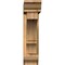 Ekena Millwork Balboa Traditional Smooth Bracket w/ Offset Brace, Western Red Cedar, 5 1/2"W x 22"D x 22"H BKT0604X22X22BOA01SWR - alternate 4